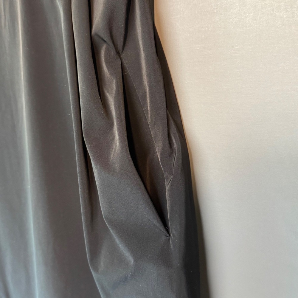 Diane von Furstenberg Neeta Black Faux Wrap Sleeveless Pocket Mini Dress Size 6 - Picture 6 of 7